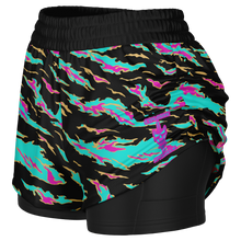 Load image into Gallery viewer, Womens Athletic Technical Shorts - Miami Tiger Stripe