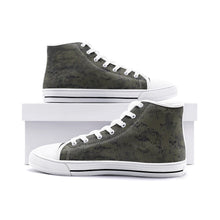 Load image into Gallery viewer, Black Multicam High Canvas Shoes