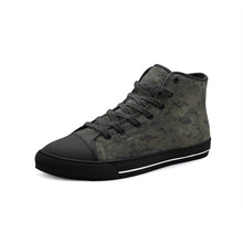 Load image into Gallery viewer, Black Multicam High Canvas Shoes