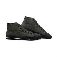 Load image into Gallery viewer, Black Multicam High Canvas Shoes