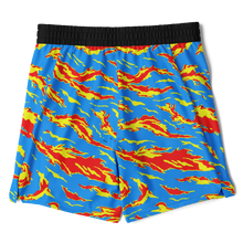 Load image into Gallery viewer, Athletic Technical Shorts - Mediterranean Tiger Stripe