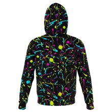 Load image into Gallery viewer, Neon Splatter Athletic Hoodie