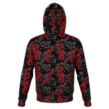 Load image into Gallery viewer, Skull & Rose Athletic Hoodie