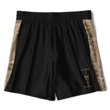 Load image into Gallery viewer, Athletic Technical Shorts - Black &amp; Arid Multicam
