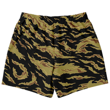 Load image into Gallery viewer, Athletic Shorty Shorts - Dirty Tiger Stripe
