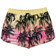 Load image into Gallery viewer, Athletic Shorty Shorts - Watercolour Palms

