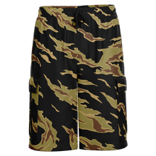 Load image into Gallery viewer, Dirty Tiger Stripe Cargo Shorts
