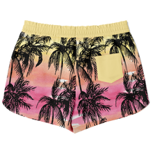 Load image into Gallery viewer, Athletic Shorty Shorts - Watercolour Palms
