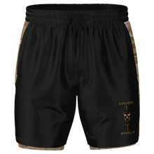 Load image into Gallery viewer, Athletic Technical Shorts - Black &amp; Arid Multicam
