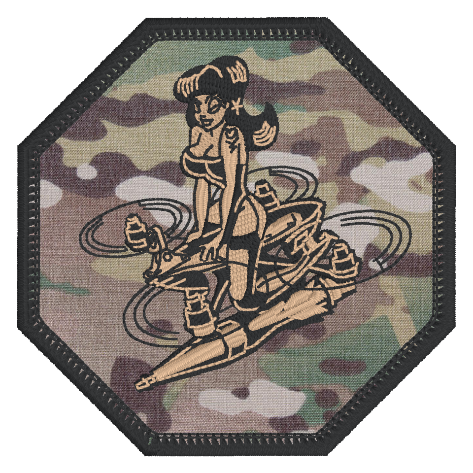 Drone Damsel Patch - Multicam
