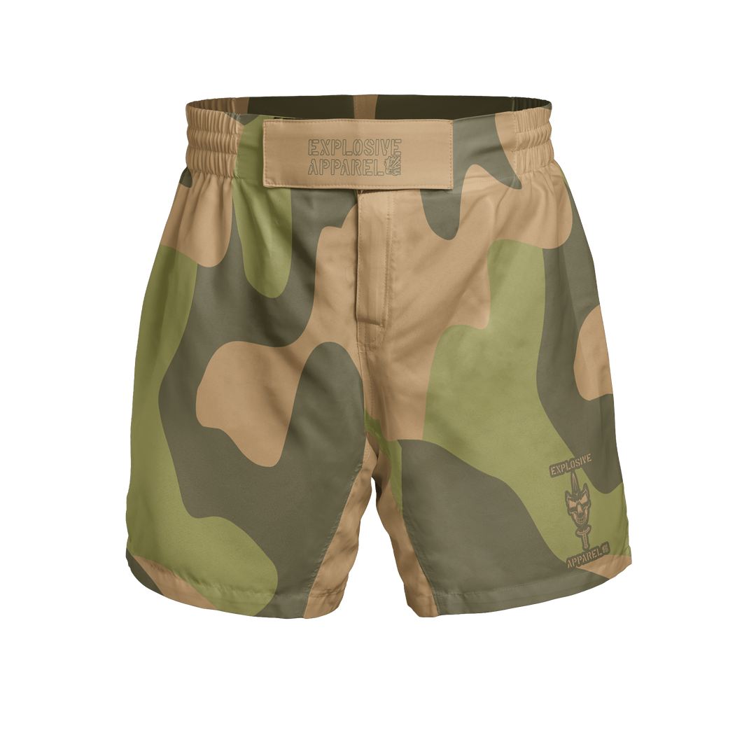 Explosive Fight Shorts - NorCam (Elastic Waistband)