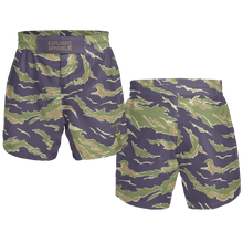 Load image into Gallery viewer, Explosive Fight Shorts - Tiger Stripe (Elastic Waistband)
