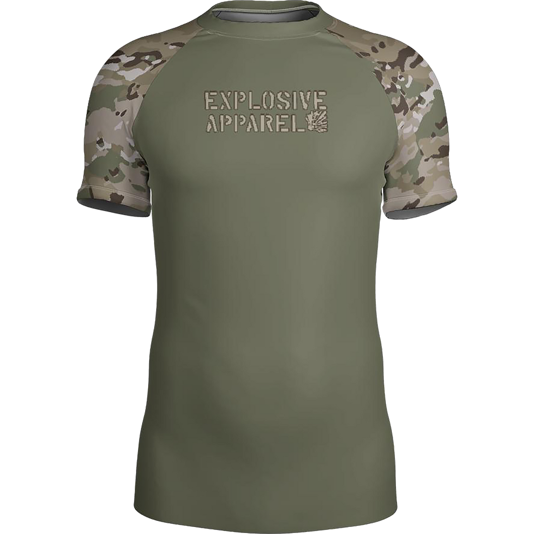 Short-sleeve Rash Guard - Multicam