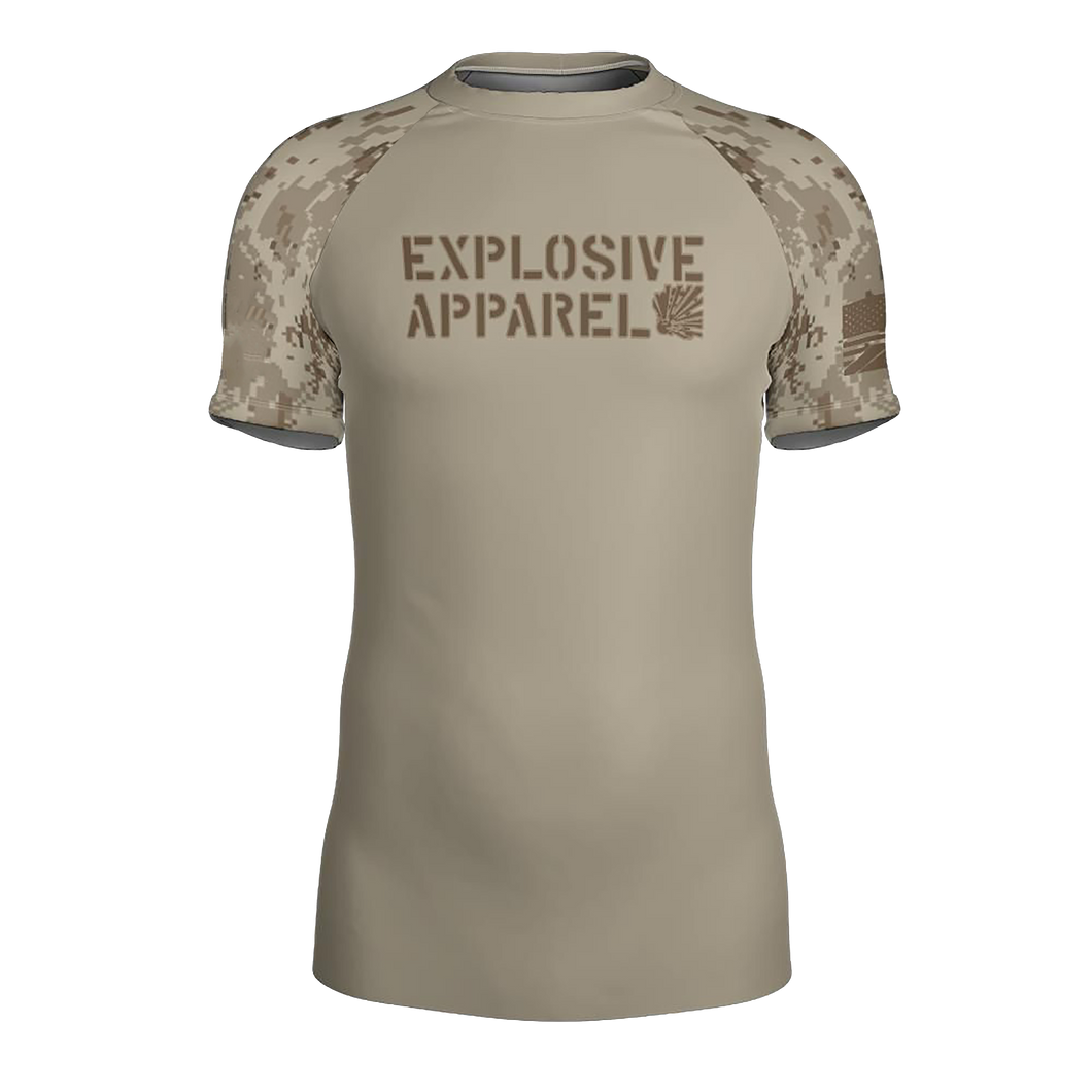 Explosive Short-sleeve Rash Guard - AOR1