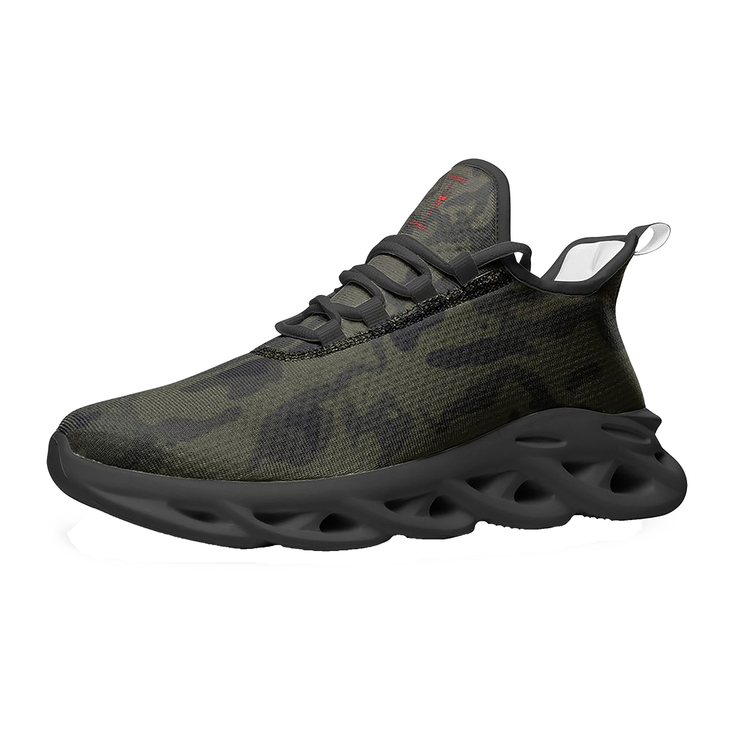 Explosive Mesh Knit Sneakers - Black Multicam