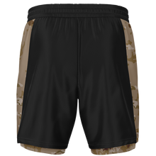 Load image into Gallery viewer, Athletic Technical Shorts - Black &amp; Arid Multicam
