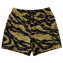 Load image into Gallery viewer, Athletic Shorty Shorts - Dirty Tiger Stripe
