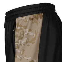 Load image into Gallery viewer, Athletic Technical Shorts - Black &amp; Arid Multicam
