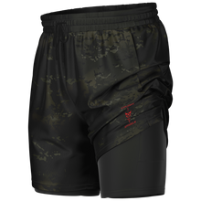 Load image into Gallery viewer, Athletic Technical Shorts - Black Multicam
