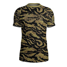 Load image into Gallery viewer, Explosive Short-sleeve Rash Guard - Dirty Tiger Stripe
