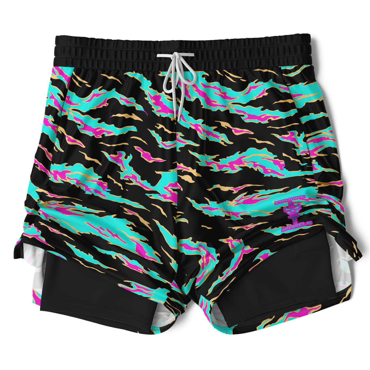 THUNDER STRIPES ADJUSTABLE SHORT サイズL THUNDER STRIPES ADJUSTABLE SHORT L クロ