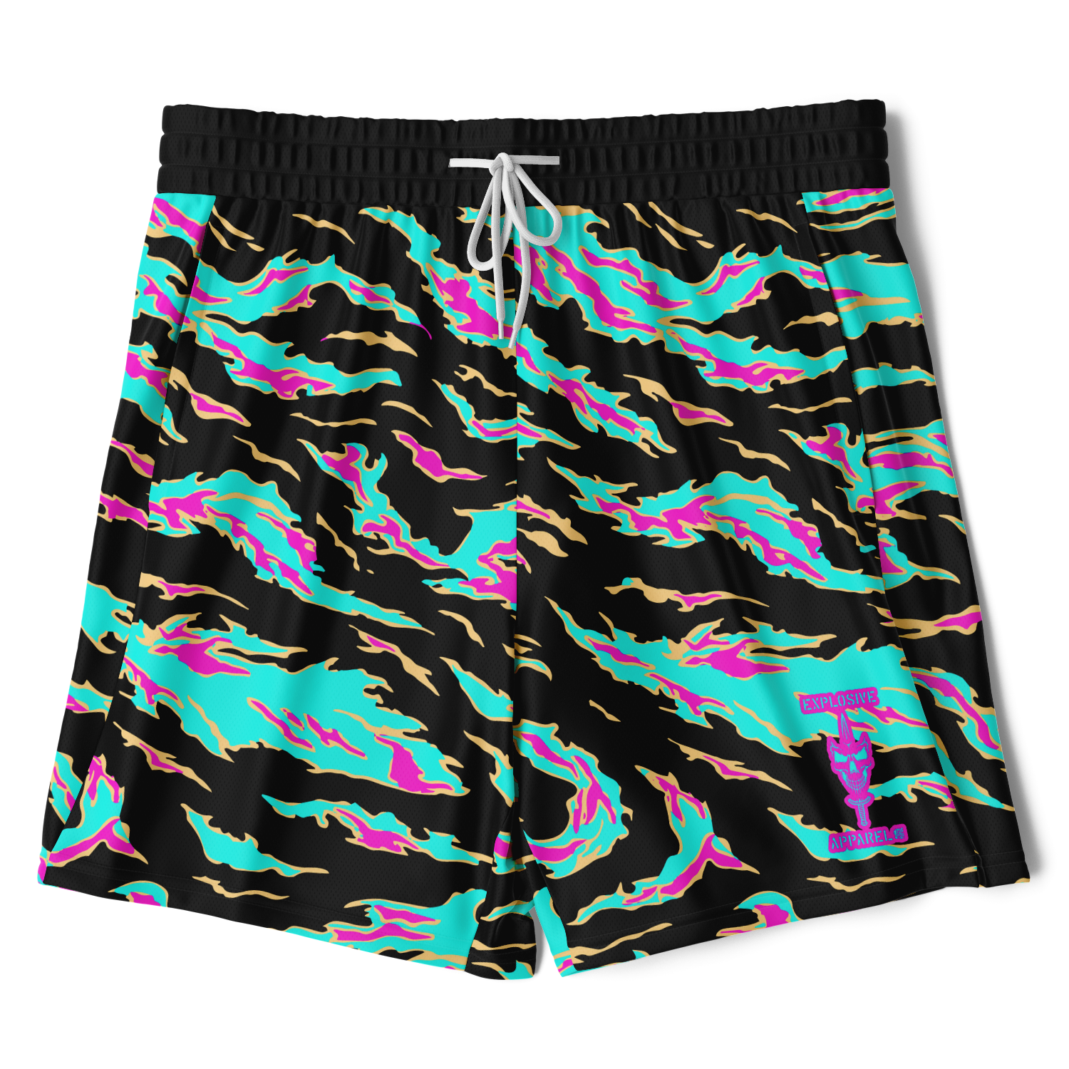 Athletic Technical Shorts - Miami Tiger Stripe – Explosive Designs ...