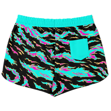 Load image into Gallery viewer, Athletic Shorty Shorts - Miami Tiger Stripe
