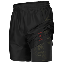Load image into Gallery viewer, Athletic Technical Shorts - Black &amp; Black Multicam
