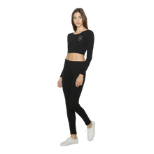 Load image into Gallery viewer, Long Sleeve Jersey Crop Top
