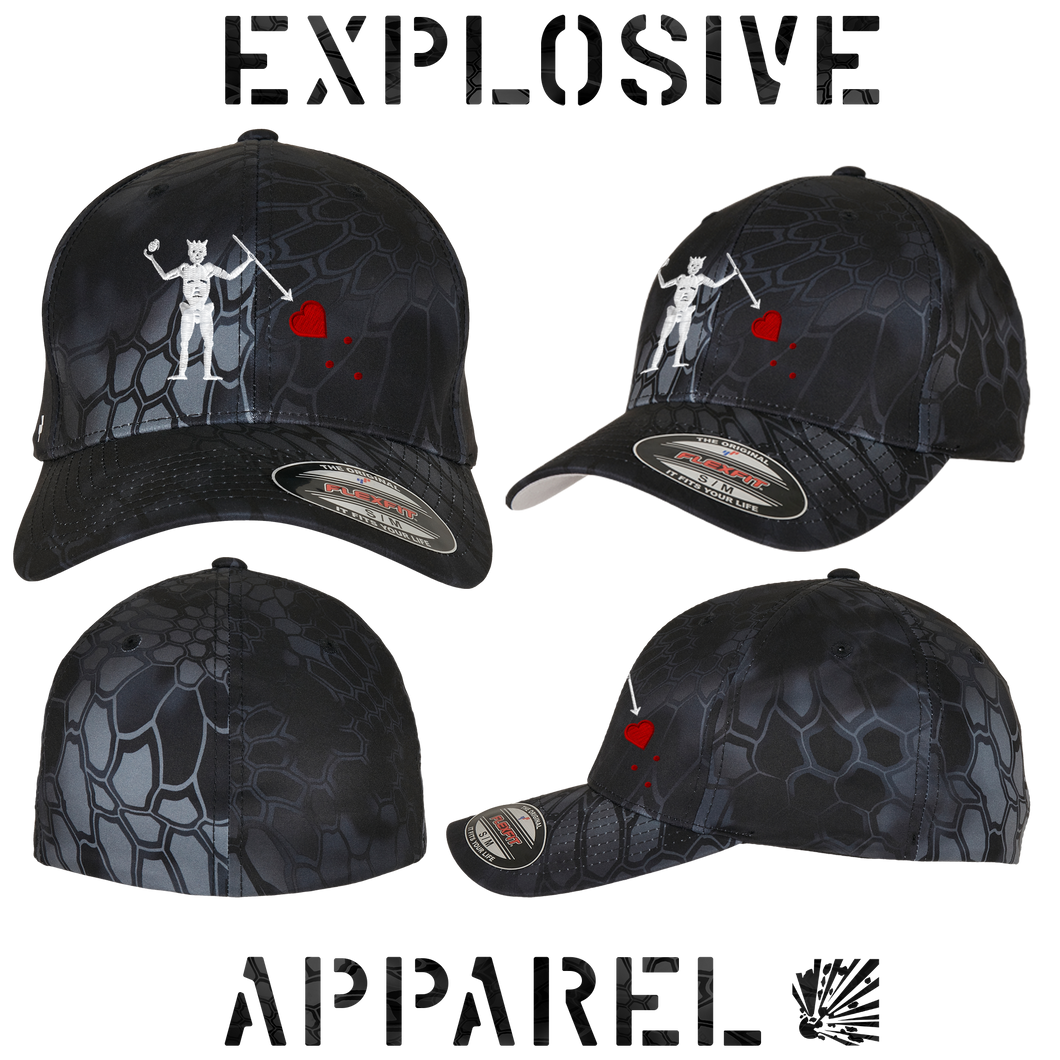 Ltd Apparel Blackbeard – Designs Explosive FlexFit Cap