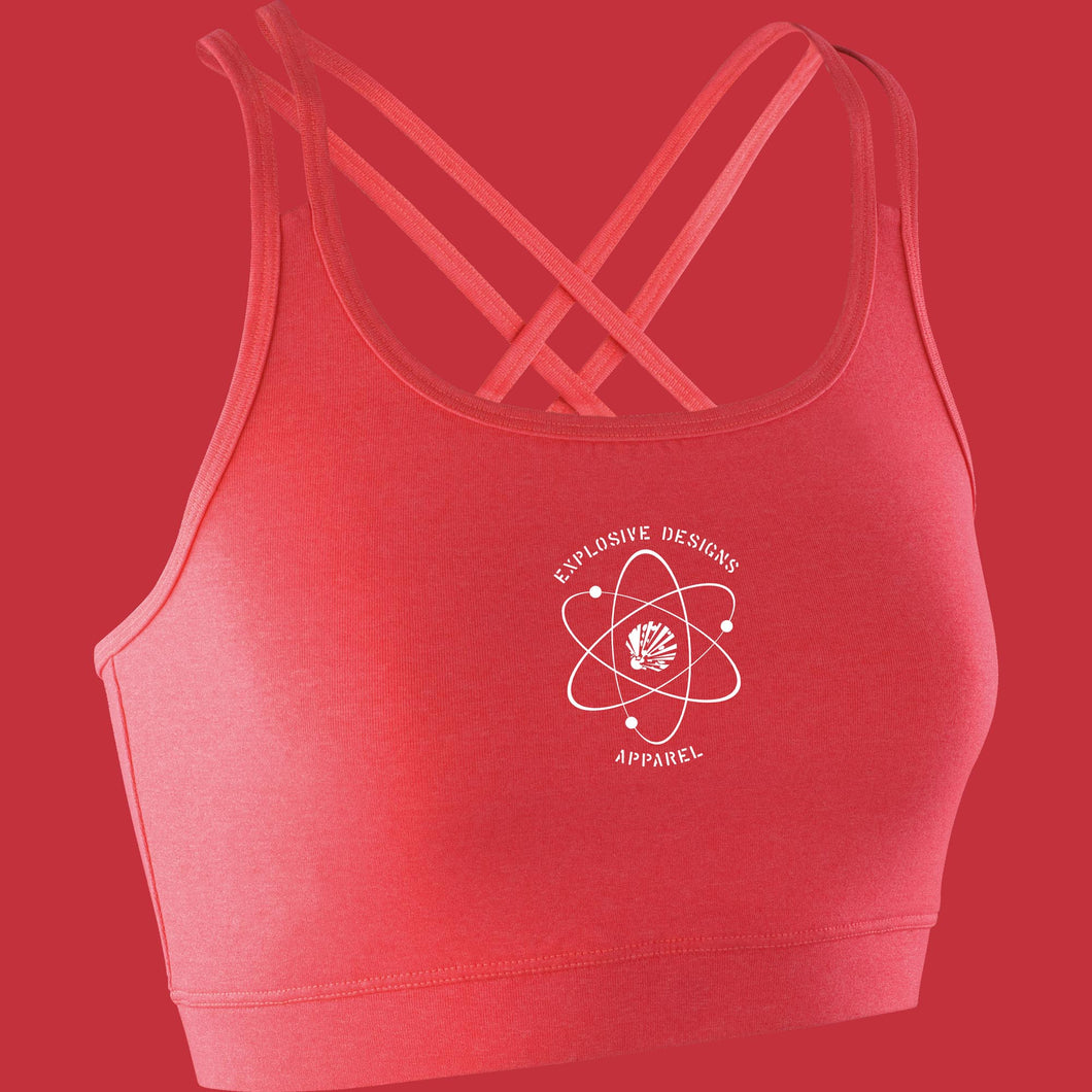 Womens Cross Strapped Fitness Top