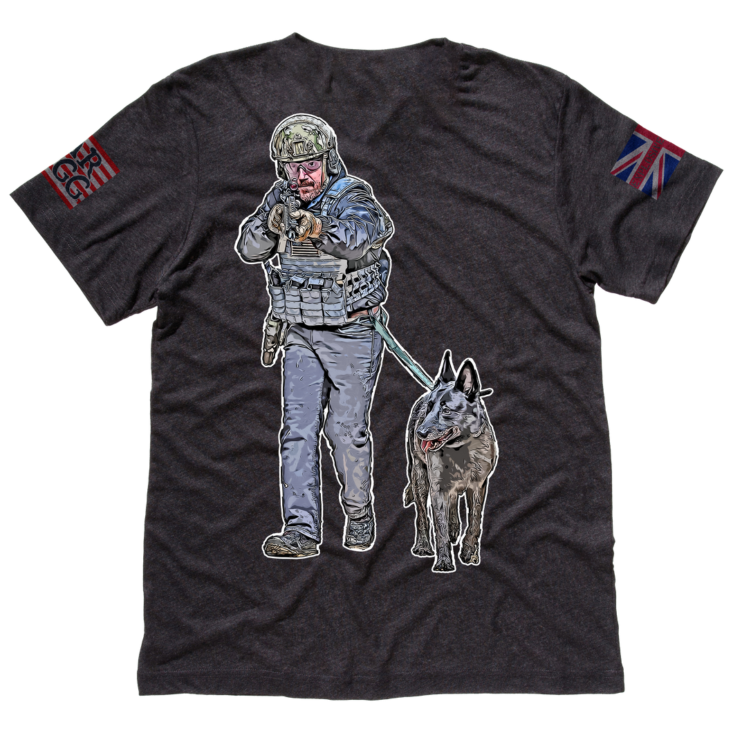 Combat Assault Dog Duco Limited Edition Tri Blend Tee Shirt