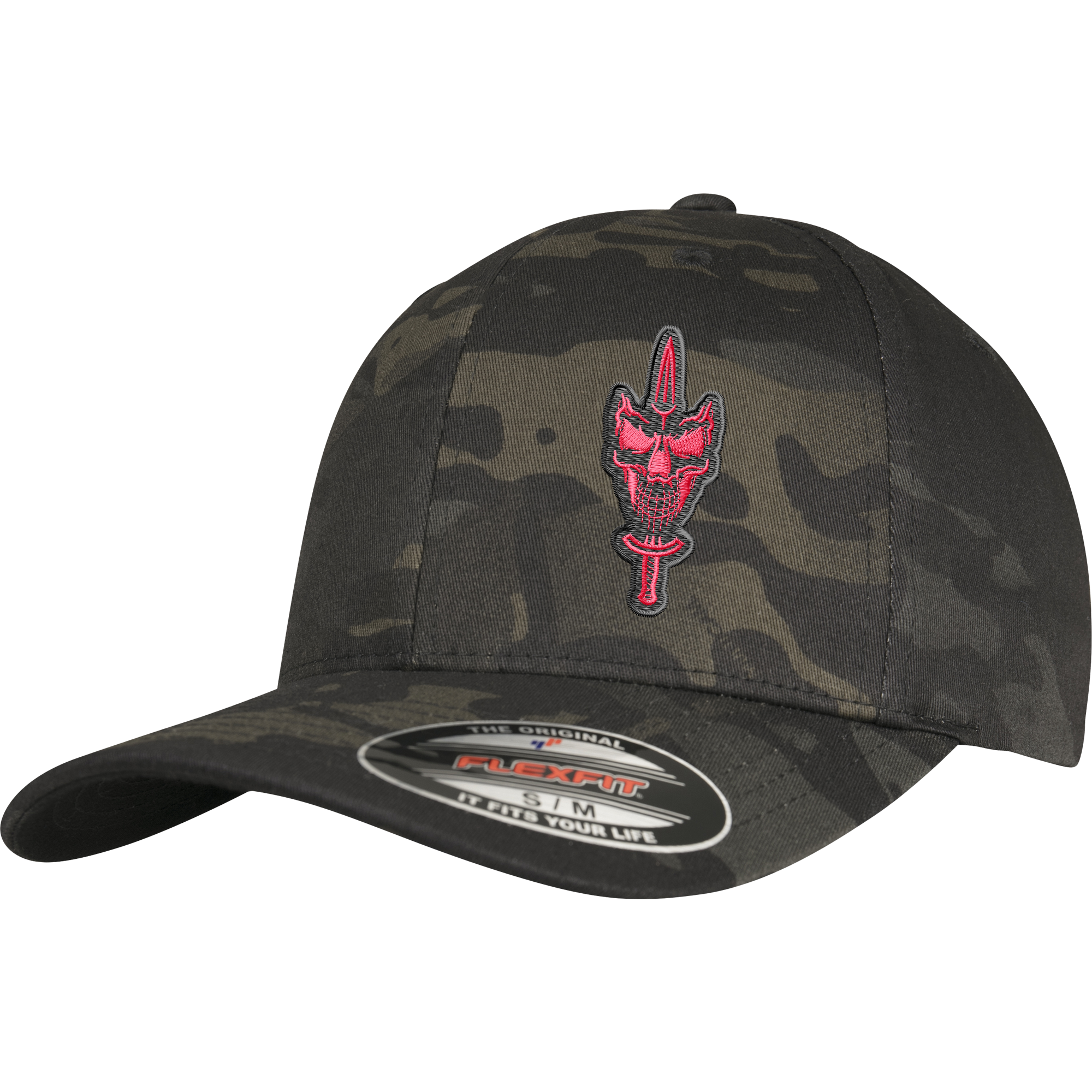 Fitted top multicam hat