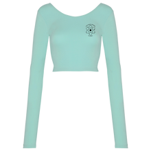 Load image into Gallery viewer, Long Sleeve Jersey Crop Top
