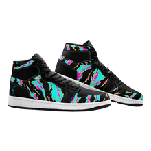 Load image into Gallery viewer, Miami Stripe Hi Top Unisex Trainer
