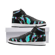Load image into Gallery viewer, Miami Stripe Hi Top Unisex Trainer
