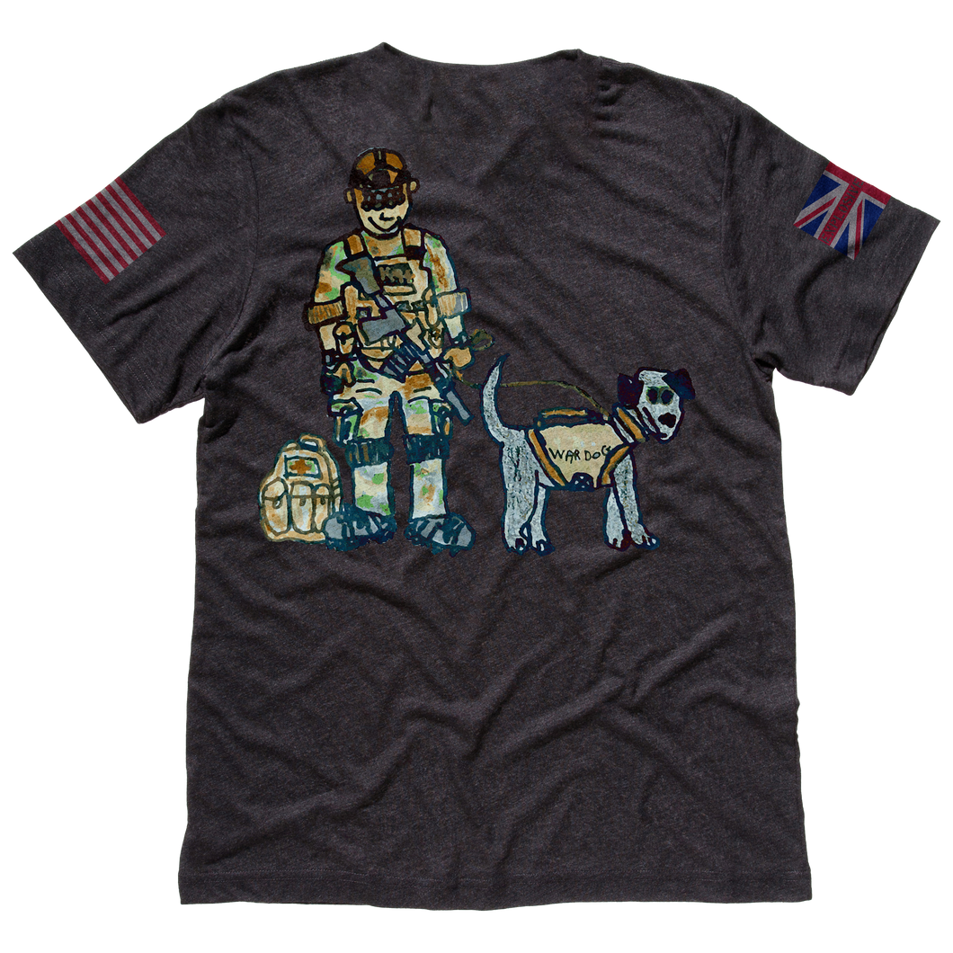 Service Dog Chase Limited Edition Tri Blend Tee Shirt