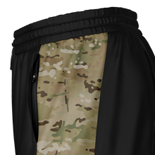 Load image into Gallery viewer, Athletic Technical Shorts - Black &amp; Multicam
